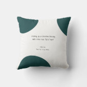 クリスマス格言とトナカイに手袋 クッション (裏面)