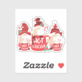 クリスマス格言とホットココア シール (シート)