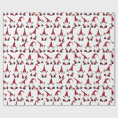 クリスマス格言とランタンウォーターカラーホリデー ラッピングペーパー (フラット)