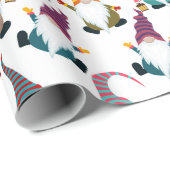 クリスマス格言とランタンウォーターカラーホリデー ラッピングペーパー (ロールコーナー)