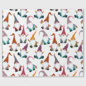 クリスマス格言とランタンウォーターカラーホリデー ラッピングペーパー (フラット)