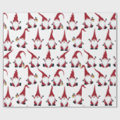 クリスマス格言とランタンウォーターカラーホリデー ラッピングペーパー (フラット)