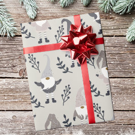 クリスマス格言と緑 ラッピングペーパー