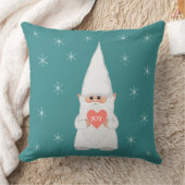 クリスマス格言と雪の結晶オンティール(緑がかった色) クッション (ブランケット)