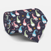 クリスマス格言と黄金の星模様のネクタイ ネクタイ (ロール)