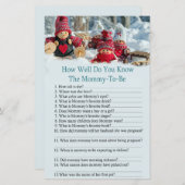 クリスマス格言どのように良く赤ちゃんシャワーを知っている (正面/裏面)