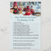 クリスマス格言どのように良く赤ちゃんシャワーを知っている (正面)