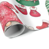 クリスマス格言のシームレスなパターン ラッピングペーパー (ロールコーナー)