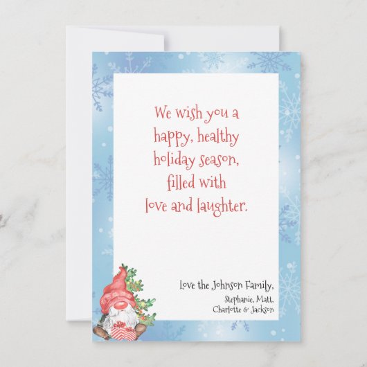 クリスマス格言のメリークリスマス (裏面)