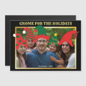 クリスマス格言の休日のおもしろい家族の写真 (正面/裏面)