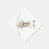 クリスマス格言の休日 スタンダードカクテルナプキン (角)