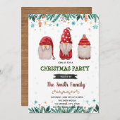 クリスマス格言の招待 招待状 (正面/裏面)