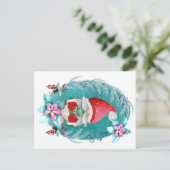 クリスマス格言はがき | フェスティバル休日 ポストカード (スタンド正面)