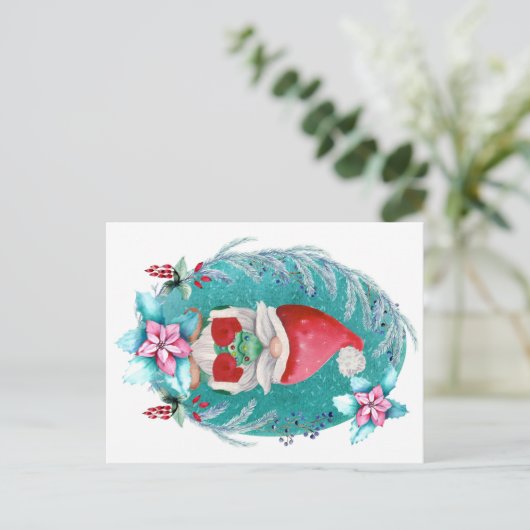 クリスマス格言はがき | フェスティバル休日 ポストカード (スタンド正面)