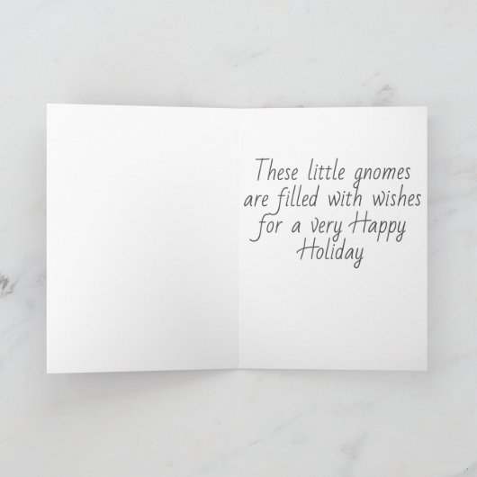 クリスマス格言はクリスマスの願いを知っている シーズンカード (内部)