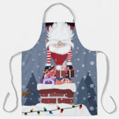 クリスマス格言イン・ザ・チムニー エプロン (正面)