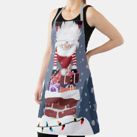 クリスマス格言イン・ザ・チムニー エプロン (インサイチュ)