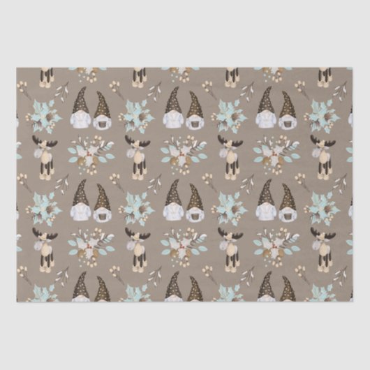 クリスマス格言ウッドランド 薄葉紙 (正面)