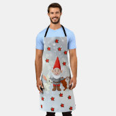 クリスマス格言エプロン エプロン (着用した状態)