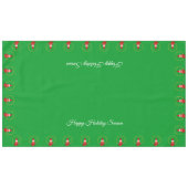 クリスマス格言オングリーンテーブルクロス テーブルクロス (正面(横))