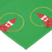 クリスマス格言オングリーンテーブルクロス テーブルクロス (アングル)