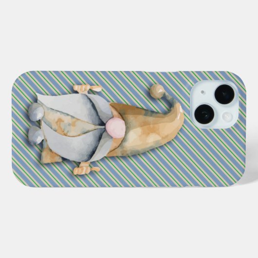 クリスマス格言オンブルーストライプズ Case-Mate iPhoneケース (裏面 (横))