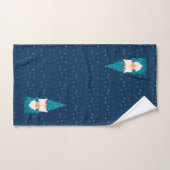 クリスマス格言オンブルー バスタオルセット (ハンドタオル)