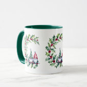 クリスマス格言オンホリーベリーウィッグ マグカップ (正面左)