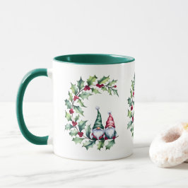 クリスマス格言オンホリーベリーウィッグ マグカップ