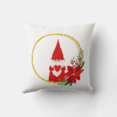 クリスマス格言オンホワイト装飾用クッション クッション (裏面)