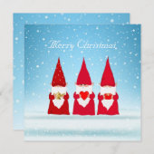 クリスマス格言オンライトブルー (正面/裏面)