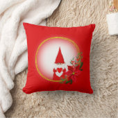 クリスマス格言オンレッド装飾用クッション クッション (ブランケット)