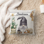 クリスマス格言カントリーファームハウスバッファロープレイド クッション (ブランケット)