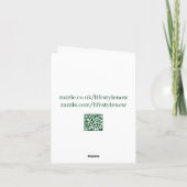 クリスマス格言カード – ハッピー格言年 シーズンカード (裏面)