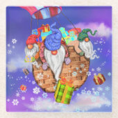 クリスマス格言ガラスコースター ガラスコースター (正面)