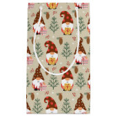 クリスマス格言ギフトパターン スモールペーパーバッグ (正面)