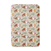 クリスマス格言ギフトパターン バスマット (正面縦)