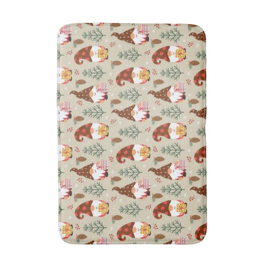 クリスマス格言ギフトパターン バスマット (正面縦)