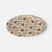 クリスマス格言ギフトパターン ペーパープレート (アングル)