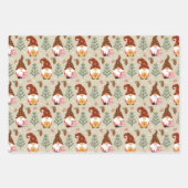 クリスマス格言ギフトパターン ラッピングペーパーシート (正面3)