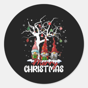 クリスマス格言クリスマスファミリーメンズ ラウンドシール