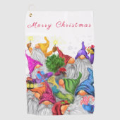 クリスマス格言ゴルフタオル ゴルフタオル (正面)