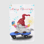 クリスマス格言ゴルフタオル ゴルフタオル (正面)