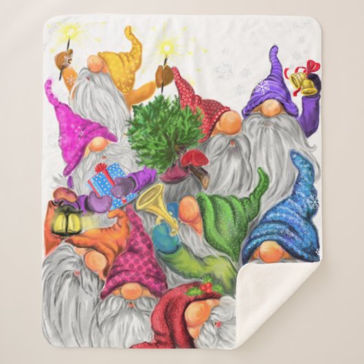 クリスマス格言シェルパブランケットギフト シェルパブランケット (正面)