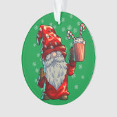 クリスマス格言シャツメンズメンズバッファロープレイドレッド オーナメント (正面)