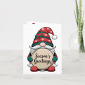 クリスマス格言シーズンのご挨拶 カード (裏面)