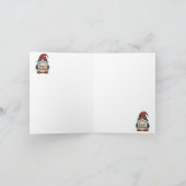 クリスマス格言シーズンのご挨拶 カード (内部)