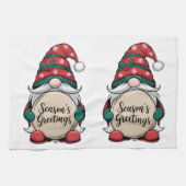 クリスマス格言シーズンのご挨拶 キッチンタオル (横)
