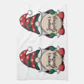 クリスマス格言シーズンのご挨拶 キッチンタオル (縦)