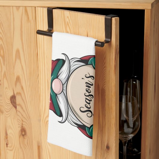 クリスマス格言シーズンのご挨拶 キッチンタオル (三つ折り)